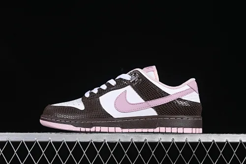 All categories Nk SB Dunk series Nk SB Dunk Low low-top sneakers Nk Dunk Low "Snakeskin" gray and purple color low-top casual sneakers HV6932-299